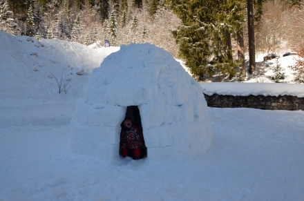 Construction d'igloos - Chalet L'ESCALADE 